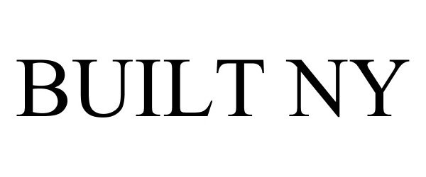 Trademark Logo BUILT NY