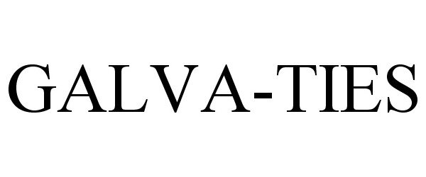 Trademark Logo GALVA-TIES