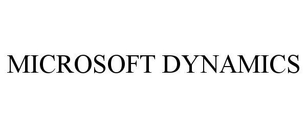 Trademark Logo MICROSOFT DYNAMICS