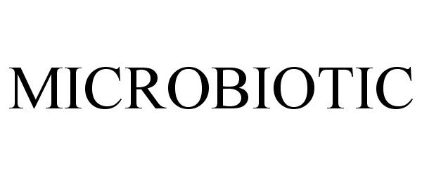 Trademark Logo MICROBIOTIC
