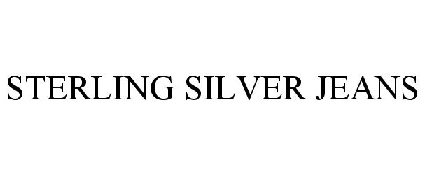  STERLING SILVER JEANS