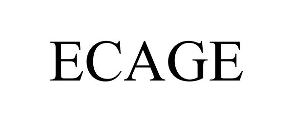 Trademark Logo ECAGE