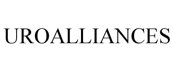 Trademark Logo UROALLIANCES