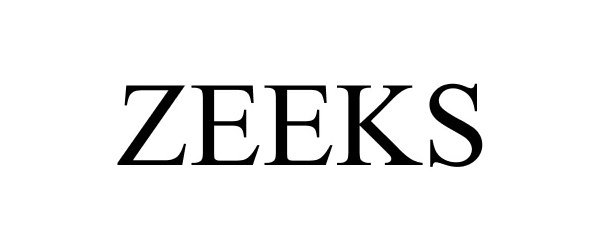 Trademark Logo ZEEKS