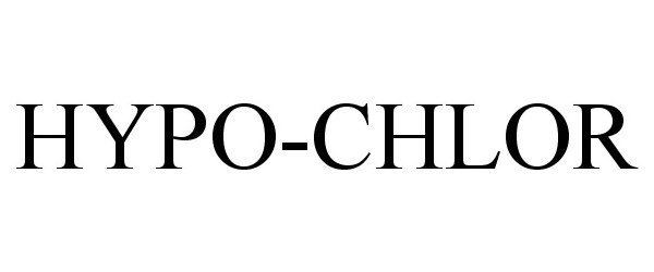 Trademark Logo HYPO-CHLOR