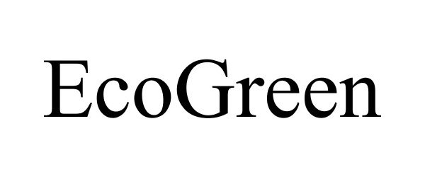 Trademark Logo ECOGREEN