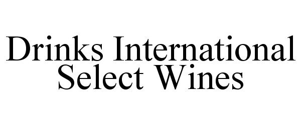  DRINKS INTERNATIONAL SELECT WINES