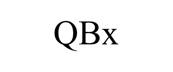 Trademark Logo QBX