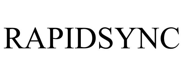 Trademark Logo RAPIDSYNC