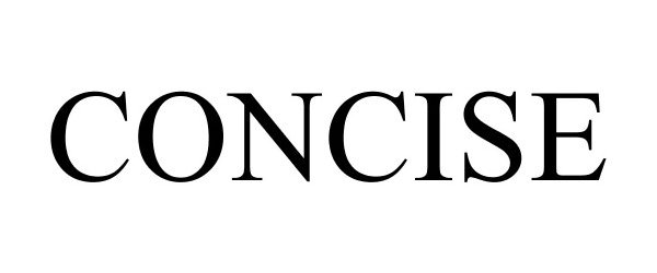 Trademark Logo CONCISE