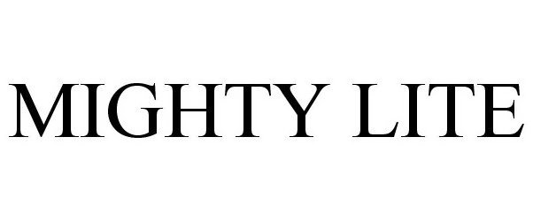 Trademark Logo MIGHTY LITE