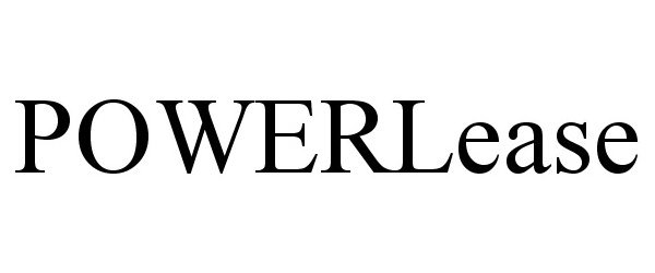 Trademark Logo POWERLEASE