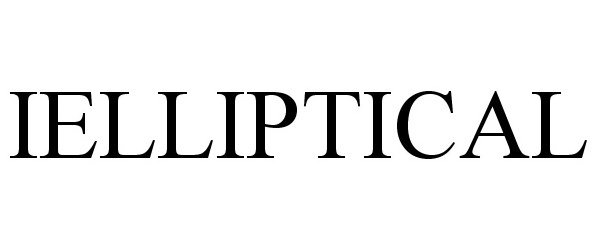 Trademark Logo IELLIPTICAL