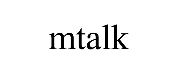 Trademark Logo MTALK