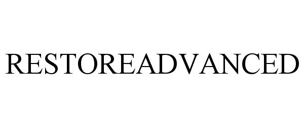 Trademark Logo RESTOREADVANCED