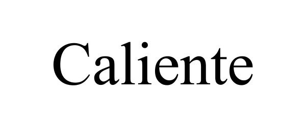 Trademark Logo CALIENTE