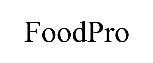 Trademark Logo FOODPRO