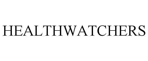Trademark Logo HEALTHWATCHERS