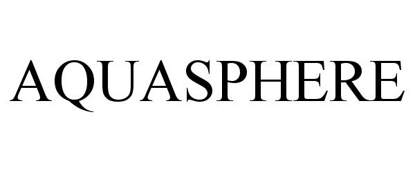 Trademark Logo AQUASPHERE