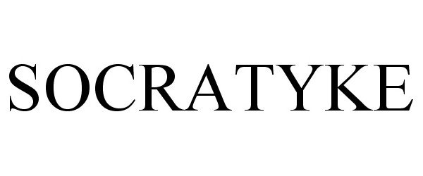 Trademark Logo SOCRATYKE