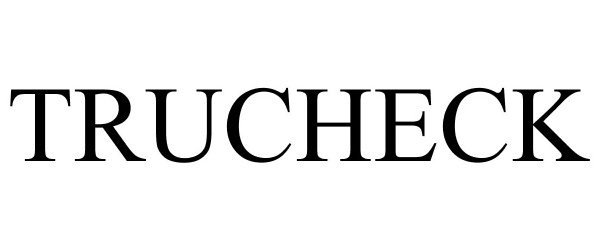 Trademark Logo TRUCHECK