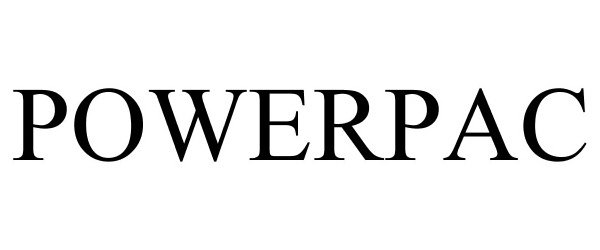Trademark Logo POWERPAC