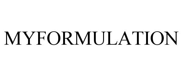  MYFORMULATION