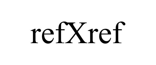 Trademark Logo REFXREF