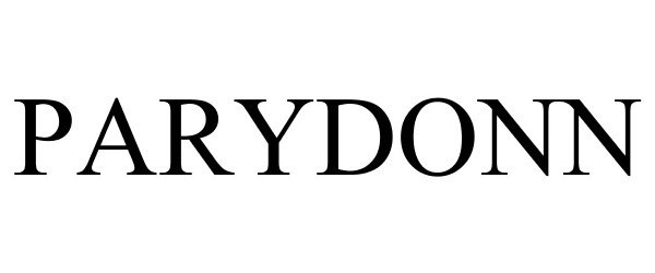 Trademark Logo PARYDONN
