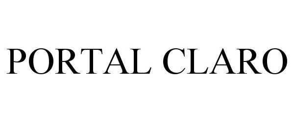 Trademark Logo PORTAL CLARO