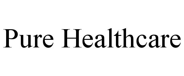 Trademark Logo PURE HEALTHCARE