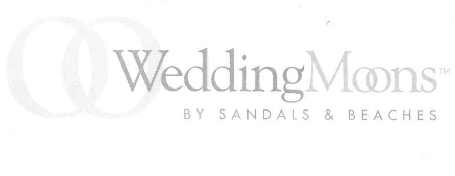  OO WEDDING MOONS BY SANDALS &amp; BEACHES