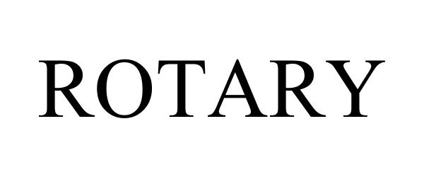 Trademark Logo ROTARY