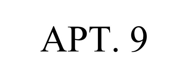 Trademark Logo APT. 9