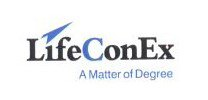 Trademark Logo LIFECONEX A MATTER OF DEGREE