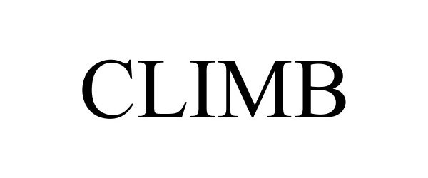 Trademark Logo CLIMB