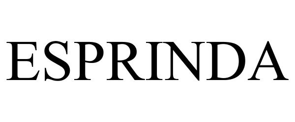 Trademark Logo ESPRINDA
