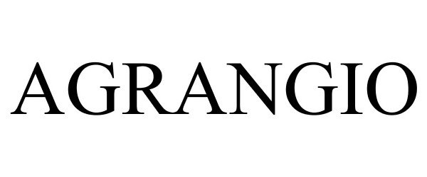 Trademark Logo AGRANGIO