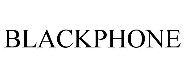 Trademark Logo BLACKPHONE