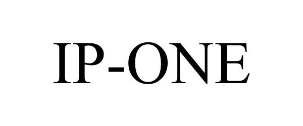 Trademark Logo IP-ONE