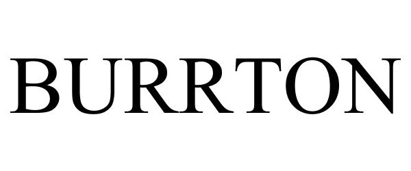 Trademark Logo BURRTON
