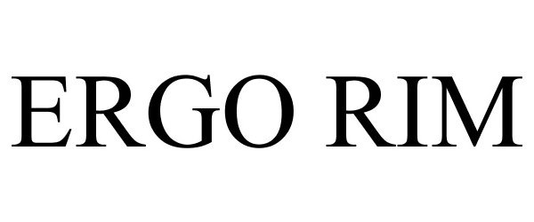 Trademark Logo ERGO RIM
