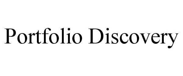  PORTFOLIO DISCOVERY