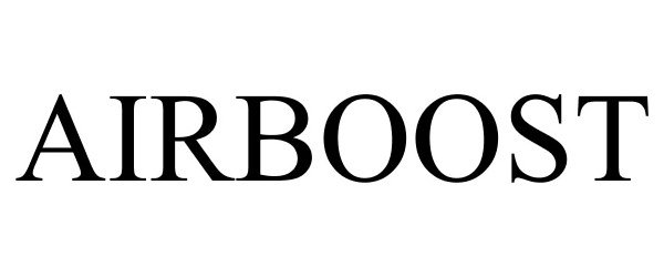 Trademark Logo AIRBOOST