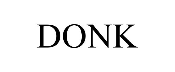 Trademark Logo DONK