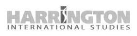 Trademark Logo HARRINGTON INTERNATIONAL STUDIES