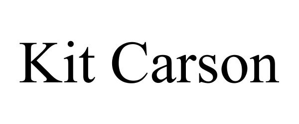Trademark Logo KIT CARSON