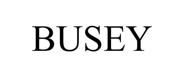 Trademark Logo BUSEY