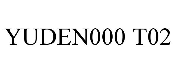 Trademark Logo YUDEN000 T02