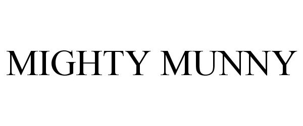 Trademark Logo MIGHTY MUNNY